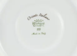 Oriente Italiano Antico Doccia Coffee Saucer in Castagna