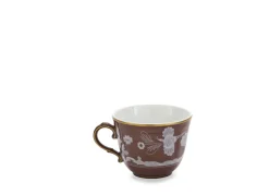 Oriente Italiano Antico Doccia Coffee Cup in Castagna