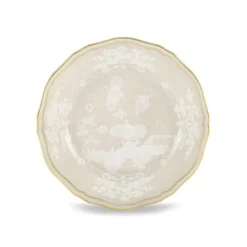 Oriente Italiano Antico Doccia Flat Bread Plate in Meringa