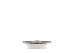 Oriente Italiano Antico Doccia Soup Plate in Castagna