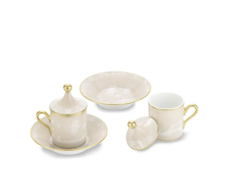 Oriente Italiano Coffee Set in Meringa