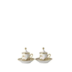 Oriente Italiano Coffee Set for Two in Aurum