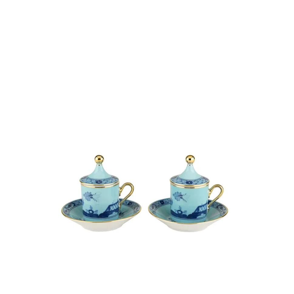 Oriente Italiano Coffee Set in Iris