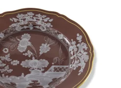 Oriente Italiano Dessert Plate in Castagna