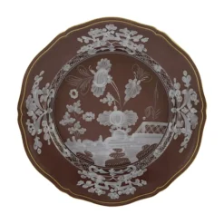 Oriente Italiano Dinner Plate in Castagna