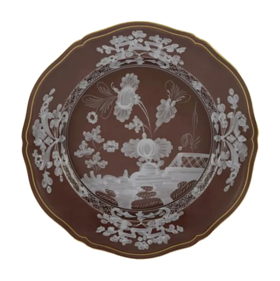 Oriente Italiano Dinner Plate in Castagna