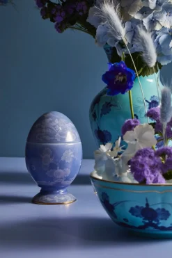 Oriente Italiano Egg With Cover in Azalea