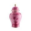 Oriente Italiano Large Potiche Vase With Cover in Porpora