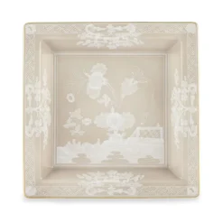 Oriente Italiano Oggetti Large Squared Change Tray in Meringa