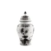 Oriente Italiano Potiche Vase With Cover in Albus