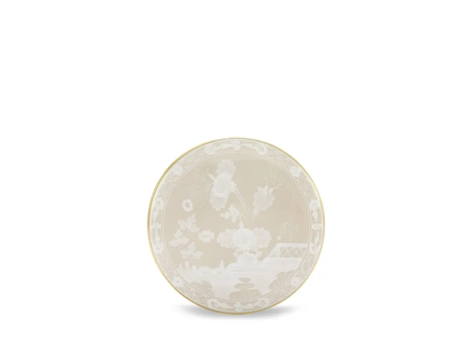 Oriente Italiano Round Box With Cover in Meringa