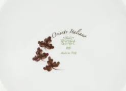 Oriente Italiano Round Box With Cover in Castagna