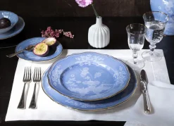 Oriente Italiano Soup Plate in Pervinca