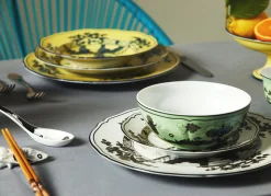 Oriente Italiano Soup Plate in Pervinca