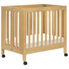 Origami Mini Crib in Honey