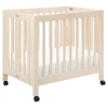 Origami Mini Crib in Washed Natural