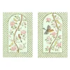 Original Chinoiserie Panels on Silk | Le Jardin De Elizabeth, Set of 2
