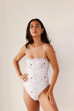 OTM Exclusive: Caroline One-Piece In White Floral