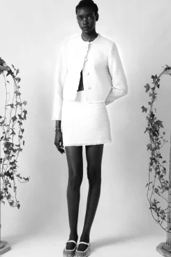 OTM Exclusive: Clara Blazer in Ivory Tweed