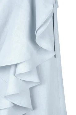 OTM Exclusive: Golestan Ruffle Skirt in Blue