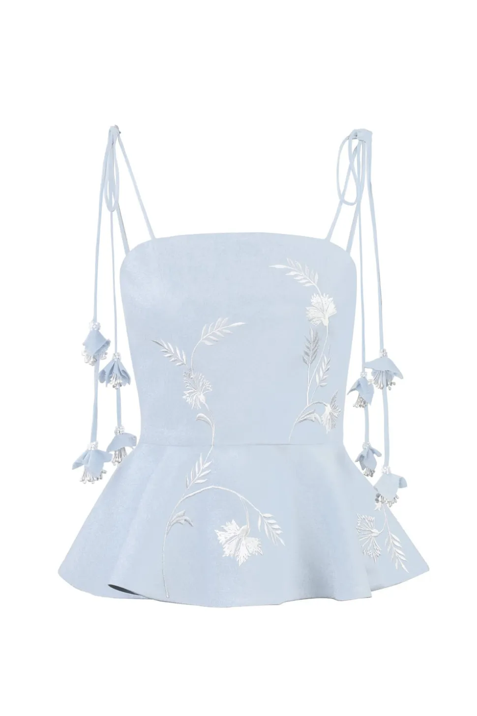 OTM Exclusive: Lily Top in Baby Blue & Ivory
