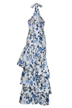 OTM Exclusive: Perla Dress in Blue Stems