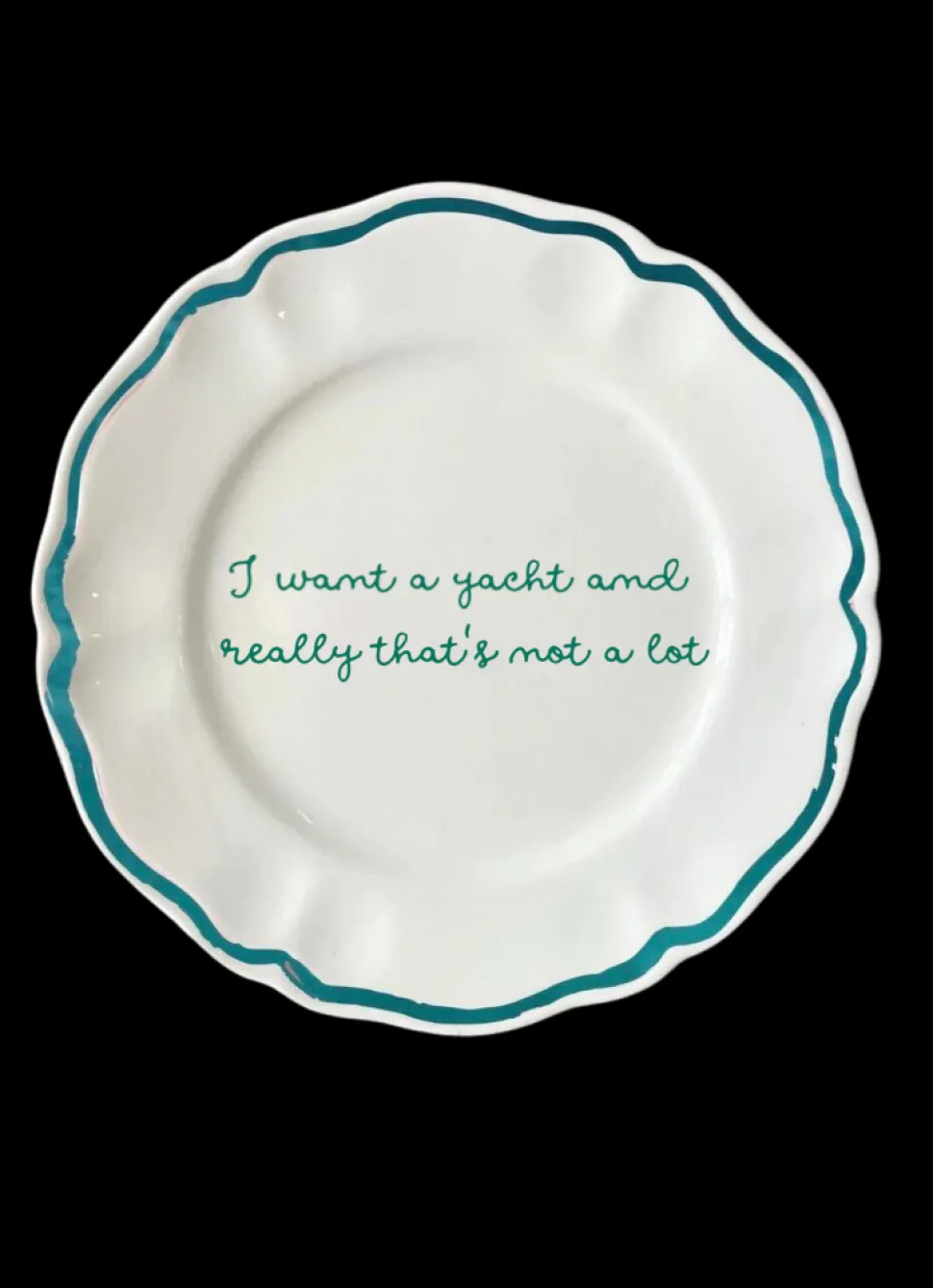 OTM Exclusive: Santa Baby Plates, Set of 4