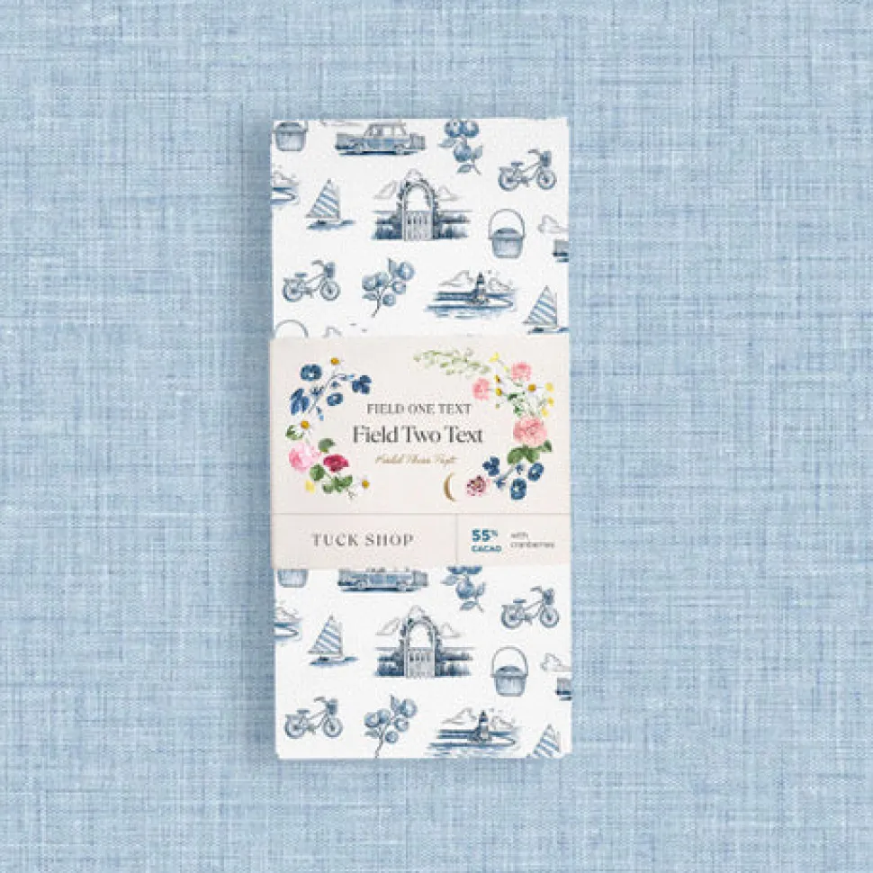 OTM Exclusive: Set of Personalized Nantucket Dark Chocolate Bars