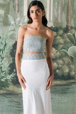 OTM Exclusive: Silk Avin Maxi Slip Skirt in Ivory