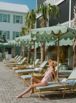 OTM Exclusive: The Flora One-Piece In Pink & White