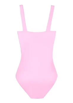 OTM Exclusive: The Flora One-Piece In Pink & White