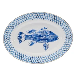 Oval Platter in Fish Camp