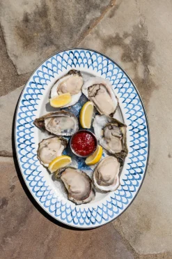 Oval Platter in Fish Camp