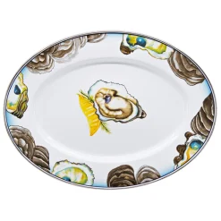Oval Platter in Oyster