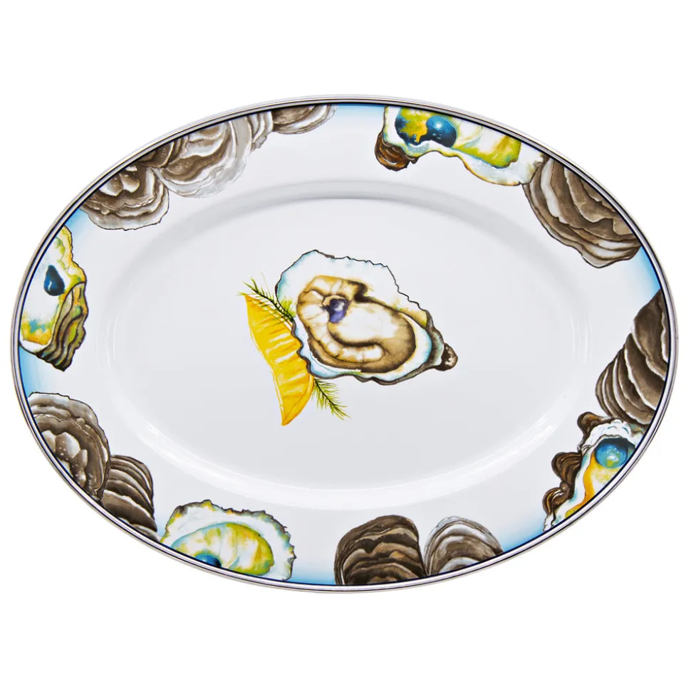 Oval Platter in Oyster