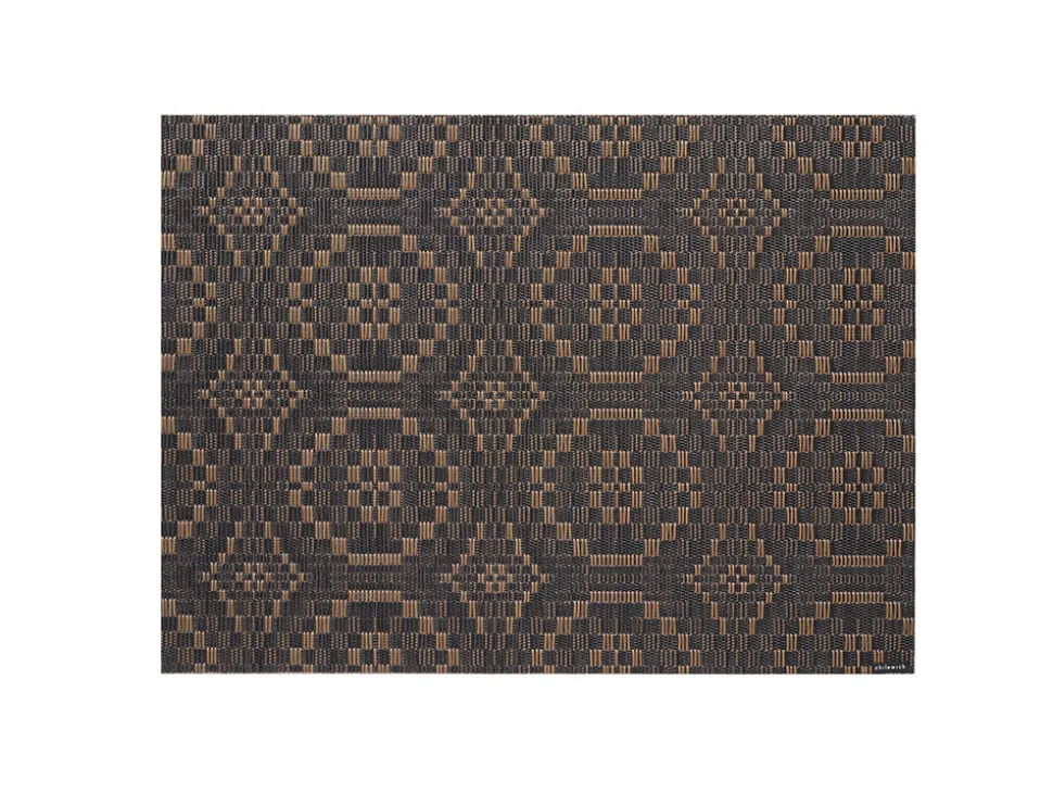 Overshot Placemat in Tiger Eye