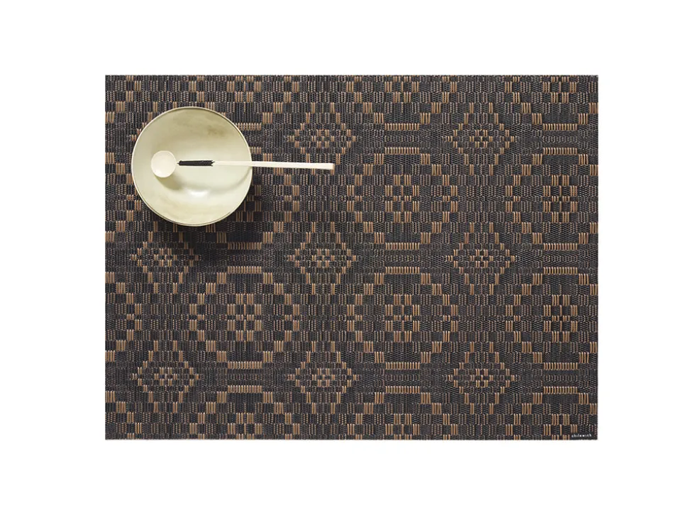 Overshot Placemat in Tiger Eye
