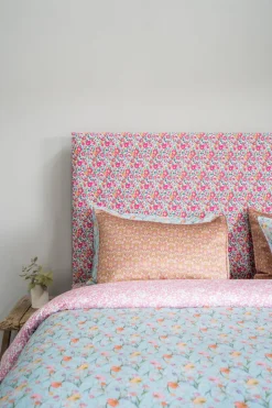 Oxford Pillowcase Made With Liberty Fabric in Betsy Deep Pink
