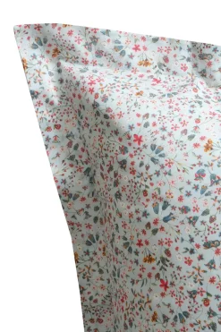 Oxford Pillowcase Made With Liberty Fabric in Donna Leigh Silver