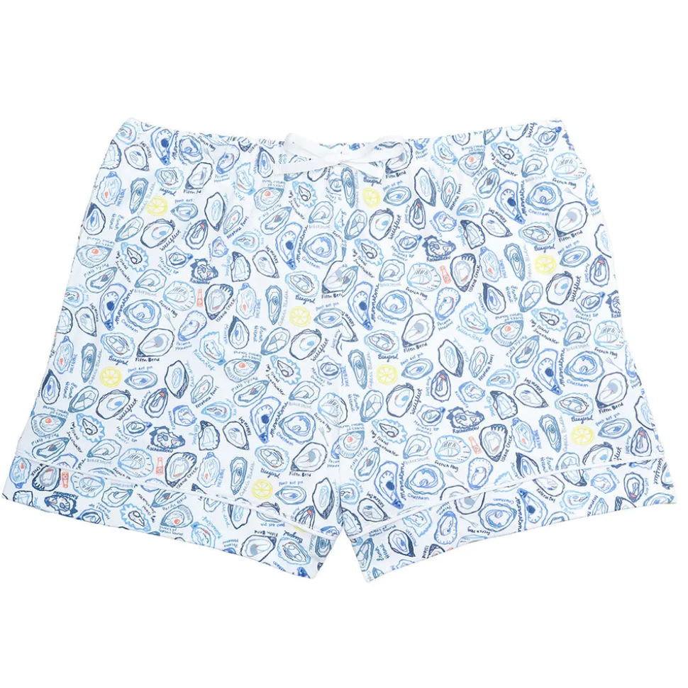 Oysters Women's Button Front Short Pajama Set