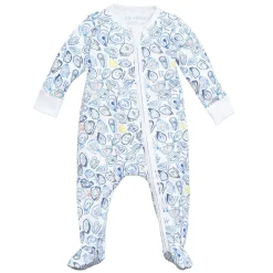 Oysters Zip Baby Onesie