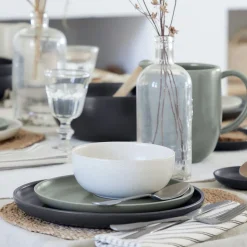 Pacifica Collection Cereal Bowls in Salt, Set of 6
