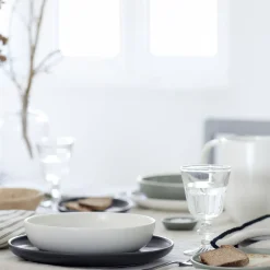Pacifica Collection Dinner Plates in Seed Grey, Set of 6