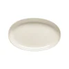Pacifica Collection Oval Plates in Vanilla, Set of 6