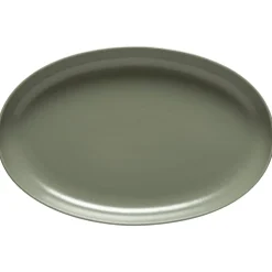Pacifica Collection Oval Platter in Artichoke