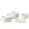 Pacifica Collection 12-pc Place Setting with Cereal Bowl in Salt