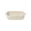 Pacifica Collection Rectangle Baker 13" in Vanilla