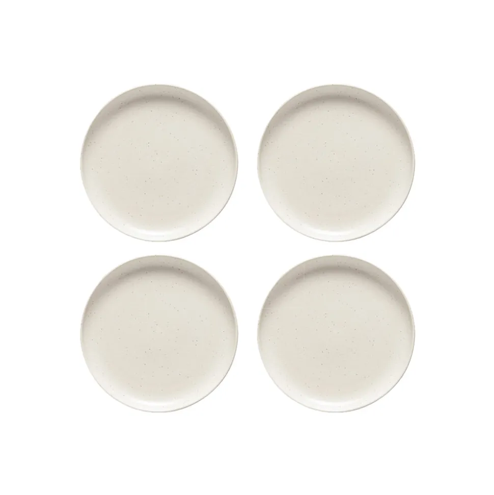 Pacifica Collection Salad Plates 9" in Vanilla, Set of 6