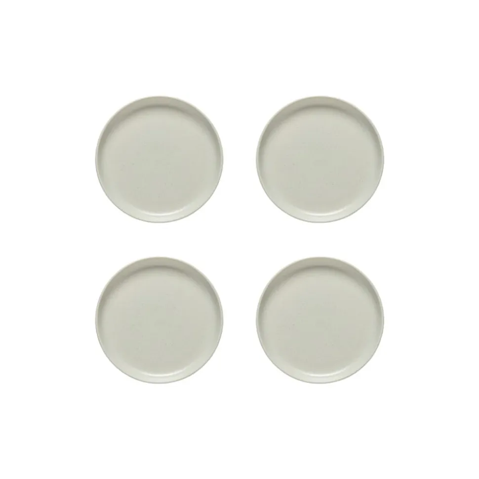 Pacifica Collection Salad Plates 9" in Oyster Grey, Set of 6