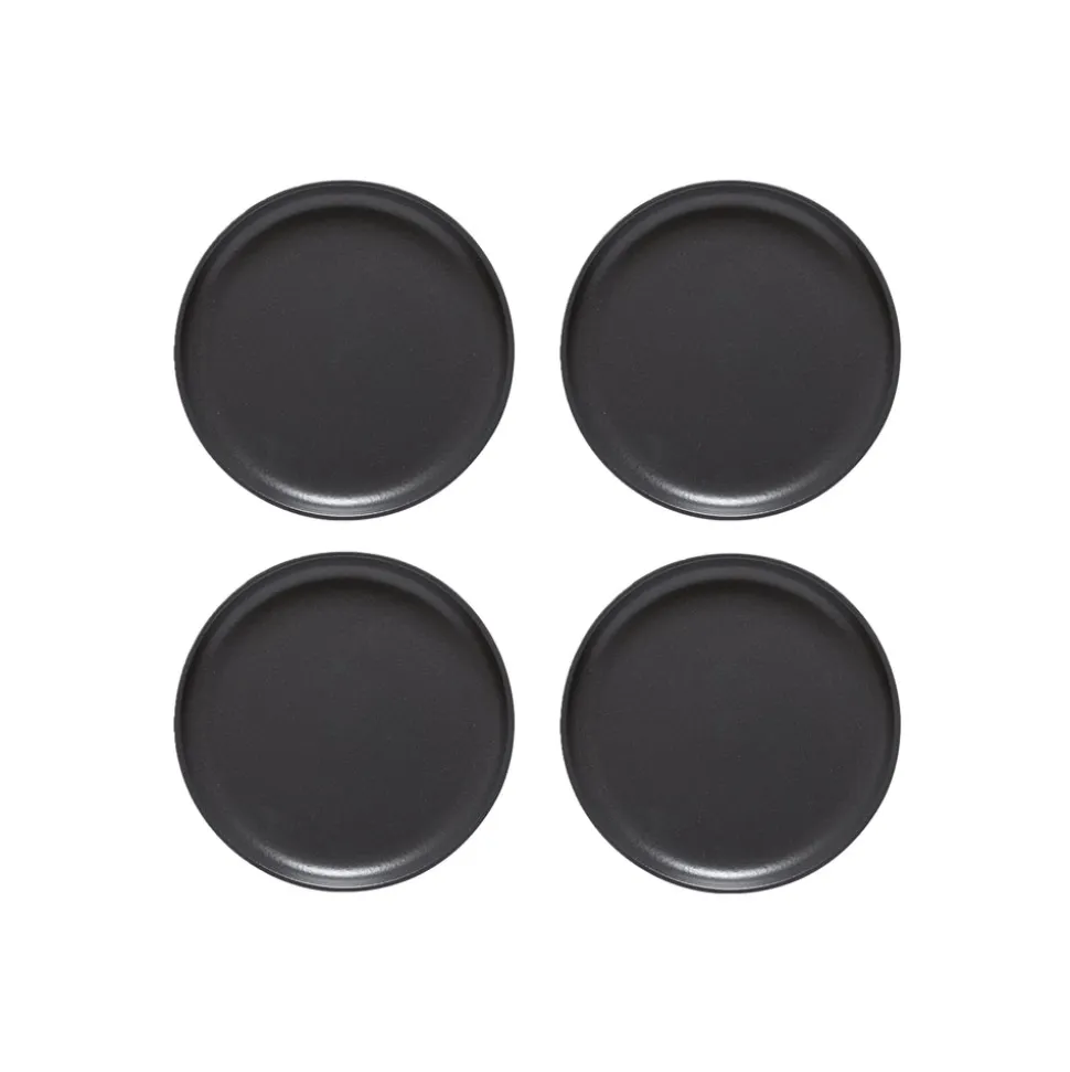 Pacifica Collection Salad Plates 9" in Seed Grey, Set of 6